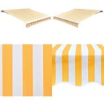 Vidaxl - tissu d'auvent jaune tournesol / blanc 3x2, 5 m (cadre non inclus) - toile d'auvent - auvent ... Vidaxl - tissu d'auvent jaune tournesol / blanc 3x2, 5 m (cadre non inclus) - toile d'auvent - auvent ...