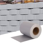 Tissu brise - vue pvc 35m x h19cm pour clture, intimit et dcoration - colore: grigio