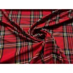 Tissu �cossais � carreaux motif 4 grands r1 / 4 m