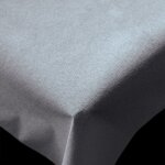 Tissu enduit pour nappe ext�rieur gris perle 160 cm
