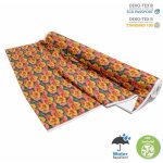 Tissus d'ext�rieur oxford - motif fleurs color�es dx18071