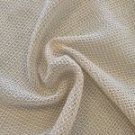 Tissu en filet avec fils m�tal beige 3 m