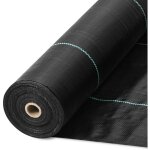 Mophorn - tissu de paysage anti - mauvaises herbes 3x300ft g�otextile tiss� pp robuste noir pour couvre ...