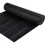 Mophorn - tissu de protection contre les mauvaises herbes 5, 8 oz, gotextile tiss robuste pour jardin ...