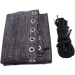 Tissu de remplacement de chaise, tissu de chaise longue anti - gravit� (noir et gris) avec corde, accessoires ...