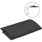 Tissu de remplacement pour parasol déporté / toile de rechange pour parasol anthracite 350 cm 59874 Tissu de remplacement pour parasol déporté / toile de rechange pour parasol anthracite 350 cm 59874