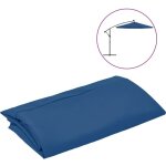 Tissu de remplacement pour parasol déporté / toile de rechange pour parasol bleu azuré 300 cm 42277 Tissu de remplacement pour parasol déporté / toile de rechange pour parasol bleu azuré 300 cm 42277