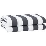 Vidaxl - toile de rechange pour store banne anthracite, blanc 3 x 2 m