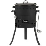 Marmite de plein air  29 cm marmite  goulasch avec marmite, grille et louche chaudron - bbq - toro
