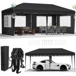 Tlgreen - tonnelle de jardin pliante 3x6, impermable et stable, tente de reception, avec 4 panneaux ...