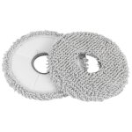 Lot de 12 lingettes pour x10 + & l10s ultra / l10 ultra robot aspirateur, microfibre mop pads accessoires ...