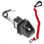 Tlily - botier de commande  distance pour moteur hors - bord , interrupteur d'arrt d'urgence scurit ...