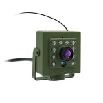 Camra de surveillance pour nichoirs verte wi - fi 1080p avec vision nocturne infrarouge 5mp
