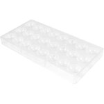 Tlily - moule  chocolat 24 trous en demi - sphre polycarbonate moiti boule
