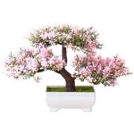 Plantes artificielles bonsa arbre pot faux plante fleurs en pour maison chambre table htel jardin dcor ...