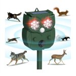 Répulsif à ultrasons pour animaux, lampe de poche led détection mouvement, solaire animaux chien, renard, ... Répulsif à ultrasons pour animaux, lampe de poche led détection mouvement, solaire animaux chien, renard, ...