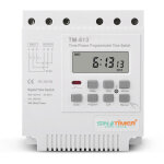Tm - 613 relais temporis� programmable 380v / 50 - 60hz 16a relais hebdomadaire commutateur de minuterie ...