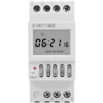 Tm621 horloge digitale modulaire 16 on 16 off - gris [220v]