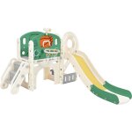 Fortuna lai - toboggan 6 en 1 pour enfants, toboggan long, bote de rangement, tunnel, chelle d'escalier, ...