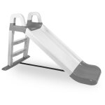 Toboggan doloni avec poign�e 140 cm blanc - gris