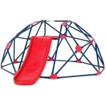 Maisonchic - toboggan avec dme d'escalade enfants 3 - 10 ans cage escalade charge 180 kg jeu extrieur ...