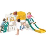 Toboggan pour enfants 8 en 1, avec portique, t�lescope, escalier convient aux jeux d'int�rieur et d'ext�rieur ...