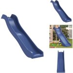 Toboggan de jeu bleu 174x38 cm polypropyl�ne - toboggan enfant - toboggan ext�rieur - aire de jeux - ...
