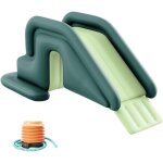 Toboggan de piscine gonflable, fournitures de piscine d'�t�, �chelle de trampoline universelle, toboggan ...