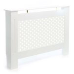 Toboli habillage de radiateur blanc 112 x 19 x 82 cm, cache - radiateur en mdf, habillage en bois pour ...