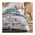 Parure de couette today sunshine 17. 29 - 220x240cm - 2 personnes - imprim�e - coton 57 fils