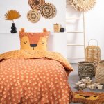 Parure de lit enfant funny lion ? 140 x 200 cm