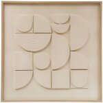 Atmosphera - toile 3d catalina blanc 60x60cm cr�ateur d'int�rieur