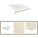 Vidaxl - toile d'auvent crme 450x300 cm - toiles d'ombrage - auvent de terrasse - parasol - abri solaire ...