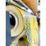 Toile cir�e imprim�e proven�ale - au m�tre - 140 x 100 cm - jaune