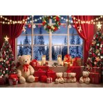 Toile de fond pour photographie de nol - 1. 1 x 1, 8 m - dcoration pour studio photo - arbre de nol ...