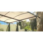 Couleurs du monde - toile en polyester et pvc 350g / m pour pergola sydney coloris cru