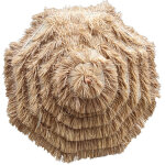 Toile de parasol ext�rieur en paille synth�tique, diam�tre 300cm, compatible avec 8 baleines, housse ...