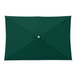 Toile de parasol rectangulaire 3x2 m, housse de remplacement pour parasol extrieur, parasol de jardin ...