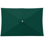 Toile de parasol rectangulaire 3x2 m, housse de remplacement pour parasol ext�rieur, parasol de jardin ...