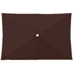 Toile de parasol rectangulaire 3x2 m, housse de remplacement pour parasol ext�rieur, parasol de jardin ...