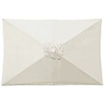 Toile de parasol de remplacement, toile de parasol de jardin rectangulaire, toile de parasol de remplacement ...