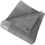 Toile pergola micro - perfor�e 3x5 m grise - garantie 5 ans - mp460pr - b�che pvc perm�able - made in ...