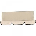 Toile de rechange pour balancelle de jardin tissu rsistante aux uv, impermable, housse du sige de ...