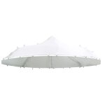 Toile de rechange blanche en polyester pour kiosque de jardin - tilcara