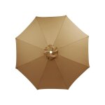 Ikodm - toile de rechange pour parasol déporté à 8 bras de 3 m Ikodm - toile de rechange pour parasol déporté à 8 bras de 3 m