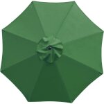 Toile de rechange pour parasol, housse de protection anti - uv, pour balcon et jardin (vert fonc�, 2, ...