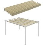 Toile de rechange pergola rtractable rojas beige