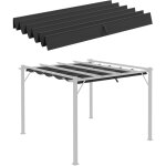 Mh - toile de rechange pergola rtractable taros grise