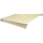 Jamais utilis] toile de rechange pour store t791, store  bras articul toile de rechange 4, 5x3m, acrylique ...