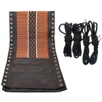 Toile de rechange pour transat avec 4 corde r�lastiques - kit r�paration chaise longue (160 x 43 cm)